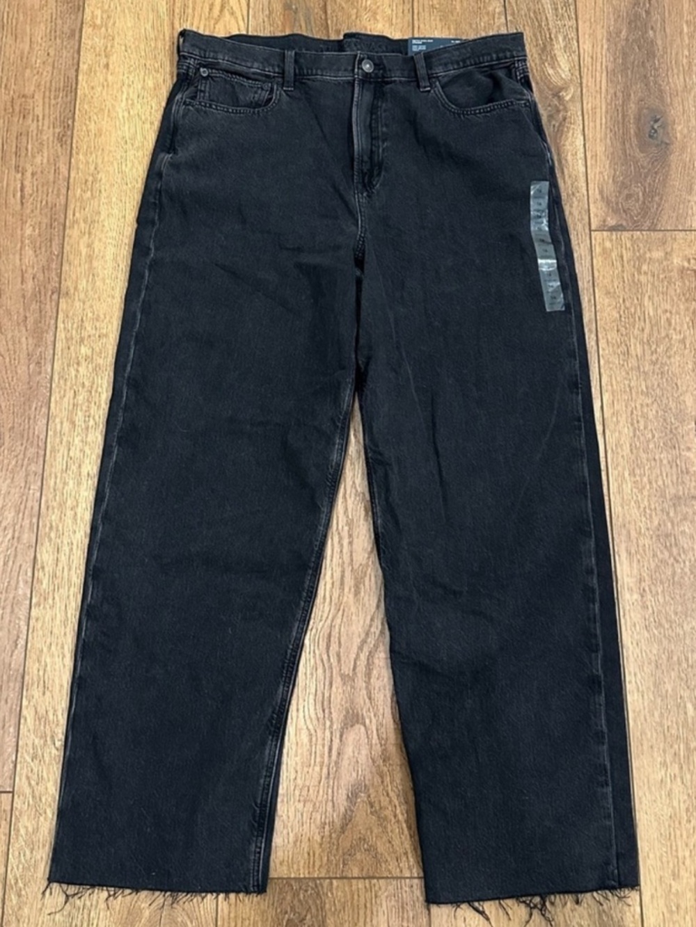 American Eagle Outfitters Men's Black Straight Jeans